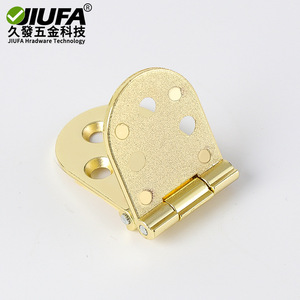 Bisagra invisible Jiufa de aleación de zinc en oro y plata para puertas plegables, herrajes para gabinetes, bisagra oculta de 180 grados - Product Image 2