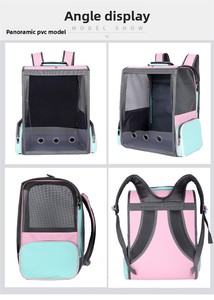 Zaino Ergonomico per il Trasporto di Animali Domestici con Ampio Interno e Design con Chiusura a Rullo per Viaggi con Animali in Ogni Condizione Meteorologica - Product Image 6