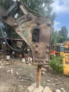 Marteau hydraulique d'occasion pour excavatrice 150, compatible avec Caterpillar, Kobelco, Komatsu, pièces d'équipement lourd - Product Image 2