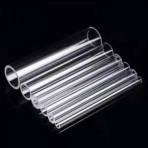 石英玻璃管透明UVC石英玻璃套硼硅酸盐石英玻璃管