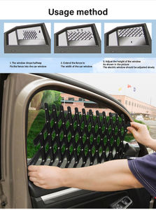 Réglable et pliable télescopique extensible clôture <span class=keywords><strong>pour</strong></span> animaux de compagnie chien <span class=keywords><strong>voiture</strong></span> garde de sécurité porte Ventilation gril <span class=keywords><strong>voiture</strong></span> fenêtre sécurité garde-corps - Product Image 2