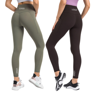 Mallas de Yoga de entrenamiento de cintura alta para mujer, suaves, ecológicas, de alta calidad - Product Image 3