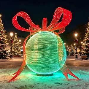 Sculpture <span class=keywords><strong>de</strong></span> poisson en métal 3D avec éclairage LED multicolore pour Noël et le Nouvel An, résistante aux intempéries, pour extérieur/jardin, festival - Product Image 2