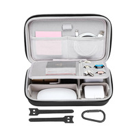 Étui de voyage durable pour accessoires numériques, coque rigide personnalisée en EVA pour appareils électroniques, batterie externe, clés USB, rangement, protection légère