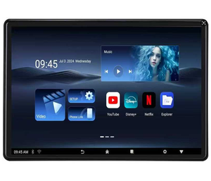 Monitor de reposacabezas con pantalla táctil IPS de 14 pulgadas con alta resolución 2240X1400, 4 + 64G, espejo de teléfono, 128 luces ambientales - Product Image 1