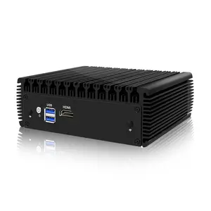 G31 безвентиляторный мини-ПК N5105/i3-1115G4/i5-1145G7/i7-1165G7 pfSense Openwrt брандмауэр маршрутизатор NVME 4x Intel i225-V мини-компьютер