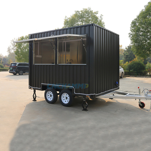 Remolque de Comida Móvil Chammp, Cocina Móvil, Puesto de Comida Totalmente Equipado, <span class=keywords><strong>Caravana</strong></span> de Comida Callejera de Acero Inoxidable para Hamburguesas y Pizza - Product Image 5
