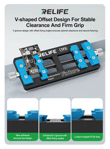 Relife Tf5 Telefoon Reparatie Armatuur Jig Voor Moederbord Cpu Chip Hoge <span class=keywords><strong>Temp</strong></span> Resistente 500 ° C Reparatie <span class=keywords><strong>Tool</strong></span> Met Zelfklevende Verwijdering Sleuf - Product Image 4