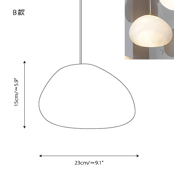 Type B, tête simple (marbre espagnol)