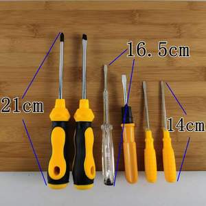 XINTENGFEI <b>Screwdriver</b> <b>Set</b> 6 Piece Industrial Grade Flat Head Tools Household Repair Kit - Product Image 2