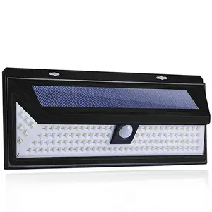 Hohe qualität Im Freien Wasserdichte IP65 118/248 LED Solar Sensor interaktion Wand lampe Licht für Garage Terrasse Garten Einfahrt Hof