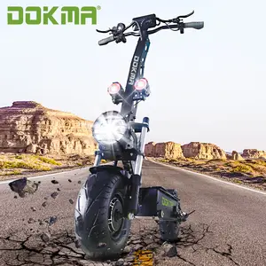 Dokma-patinete eléctrico d-pro, rueda con motor de 13 pulgadas y 7000w, el más cómodo y potente, de alta velocidad, disponible en la UE