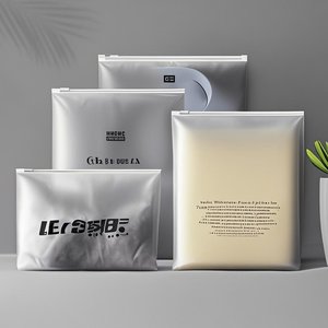 <strong>Bulk</strong> Frosted Zipper <strong>Bags</strong> with Custom Branding for Clothing Retailers