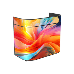 Pantalla LED Curva Móvil a Todo Color 8K, Pantalla LED Flexible Personalizada para Stand de Exhibición, Vestíbulo de Hotel, Bar de DJ, Actuaciones en Escenario - Product Image 1