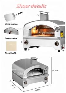 Horno de pizza de acero inoxidable para exteriores altamente recomendado para uso doméstico Horno de convección para barbacoa de Gas Natural Hotel Coche al aire libre Hogar - Product Image 5