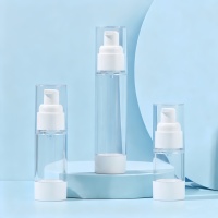 Emballage pour soins de la peau, flacon pompe sans air en plastique de 15 ml, 30 ml, 50 ml, flacon vaporisateur pour le corps de 100 ml, flacon pour lotion, emballage cosmétique