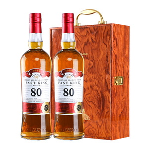 Coffret Cadeau 2 Bouteilles de Whisky Haut de Gamme 40% ABV – Liqueur Premium pour Fêtes, Célébrations et Traiteur Événementiel - Product Image 1