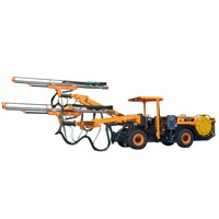 Foreuse DTH KJ421 sur pneus, à moteur diesel, de type hydraulique haute pression, avec boîte de vitesses et roulement, pour utilisation en mine ouverte, profondeur 3600 mm