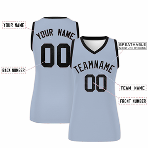 Robe de <span class=keywords><strong>basket</strong></span> personnalisée avec nom et numéro pour filles et femmes – Tenue décontractée d'été en maille – <span class=keywords><strong>Maillot</strong></span> de <span class=keywords><strong>basket</strong></span> style streetwear pour filles - Product Image 2