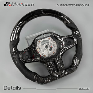 Volante Personalizado de Fibra de Carbono Forjado Plateado con LED para BMW Serie G G20 G21 G22 G05 G06 G29 G30 X3 X4 X5 M2 M3 M4 2017-2026 - Product Image 3