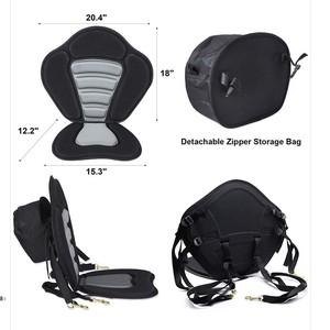 Coussin de paddleboard Autonomy EVA 20,4x18x15,3 pouces avec sac de rangement amovible pour siège de kayak ou bateau de pêche - Product Image 1