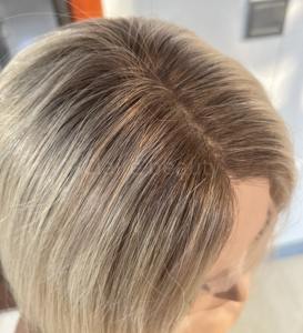 Perruque Lace Front pour femmes juives orthodoxes, cheveux européens naturels, racines profondes, couleurs personnalisables, chapeaux petits et grands - Product Image 3