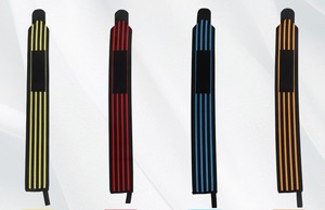 Sangle de poignet personnalisable en néoprène respirant et antidérapant <span class=keywords><strong>pour</strong></span> haltérophilie avec fermeture auto-agrippante - Faible MOQ en stock - Product Image 2