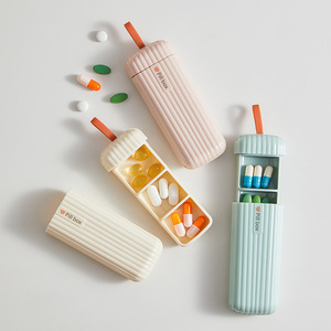กล่องยาใสวัสดุ PP เกรดอาหาร สีสันสดใส สำหรับจัดเก็บยา 1 สัปดาห์ ทนทานต่อการใช้งาน - Product Image 5