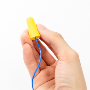 Penjualan laris sumbat telinga busa lembut sekali pakai Earplug kabel dibungkus spons sekali pakai dengan tali untuk tidur/perjalanan/industri - Product Image 3
