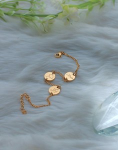 Đồng Xu Tùy Chỉnh Vòng Đeo Tay Cuba Lòng Biết Ơn & Lòng Tin Vào Thần Dua Thư Pháp Hồi Giáo Sabr Shukr Tawakkul Tên Ả Rập - Product Image 4