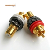 Connecteur audio RCA femelle MAEZ0076 EIZZ EZ-105 pour amplificateur, montage sur panneau, connecteur terminal