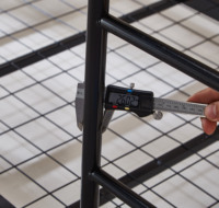 Offre Spéciale Lit 3 étages en métal superposé triple en fonte noire