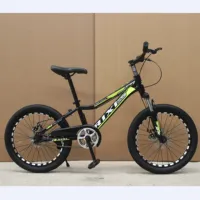 Vélo de montagne tout-terrain 20 pouces à vitesse unique, cadre en acier, frein à disque, amortisseur avant, vélo VTT, fourniture d'usine