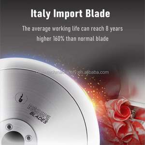 Machine à découper semi-automatique en aluminium pour viande congelée, légumes, pommes de terre, bacon, fromage, concombre, saucisses, pour la cuisine à domicile - Product Image 5