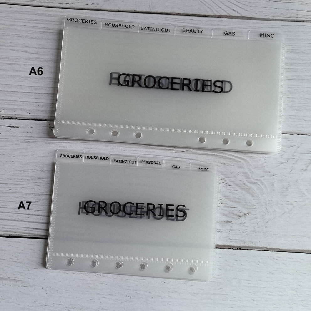 Set di buste stampate da 6 linguette