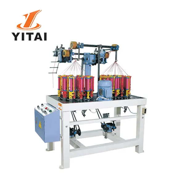Yitai-máquina trenzadora de bandas elásticas planas, redonda, textil