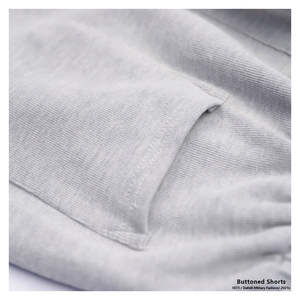 Wholesale Men's Summer Loose Fit Sweat <strong>Shorts</strong> <strong>Grey</strong> Plus Size Casual Knitted Athletic Pants Trendy Urban Style Black - Product Image 3