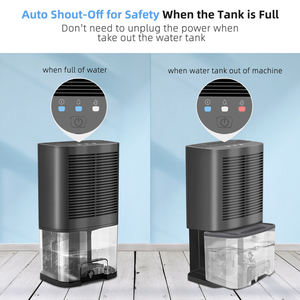 Nouveaux déshumidificateurs 2021, déshumidificateur d'air compact et portable pour la maison avec alimentation intégrée, articles uniques en vente flash du <span class=keywords><strong>Black</strong></span> <span class=keywords><strong>Friday</strong></span> - Product Image 4