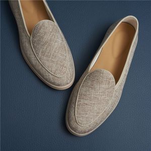 Nouvelles Mocassins Homme Style Britannique Faits Main Respirantes Décontractées Confortables Chaussures Habillées Rehaussantes à Enfiler Automne - Product Image 6