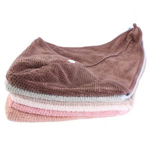 Toalla de microfibra para el cabello para mujer, turbante absorbente antiencrespamiento, gorro de baño de secado rápido, estampado digital - Product Image 6