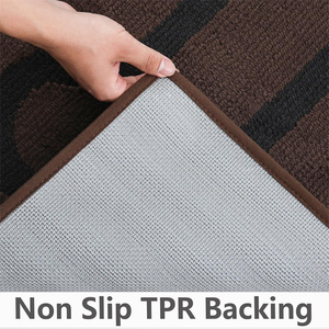 Alfombra de entrada interior Dirt Trapper, alfombrilla de entrada absorbente, lavable, antideslizante, alfombrilla para pie de puerta delantera para mascotas, patas húmedas - Product Image 3