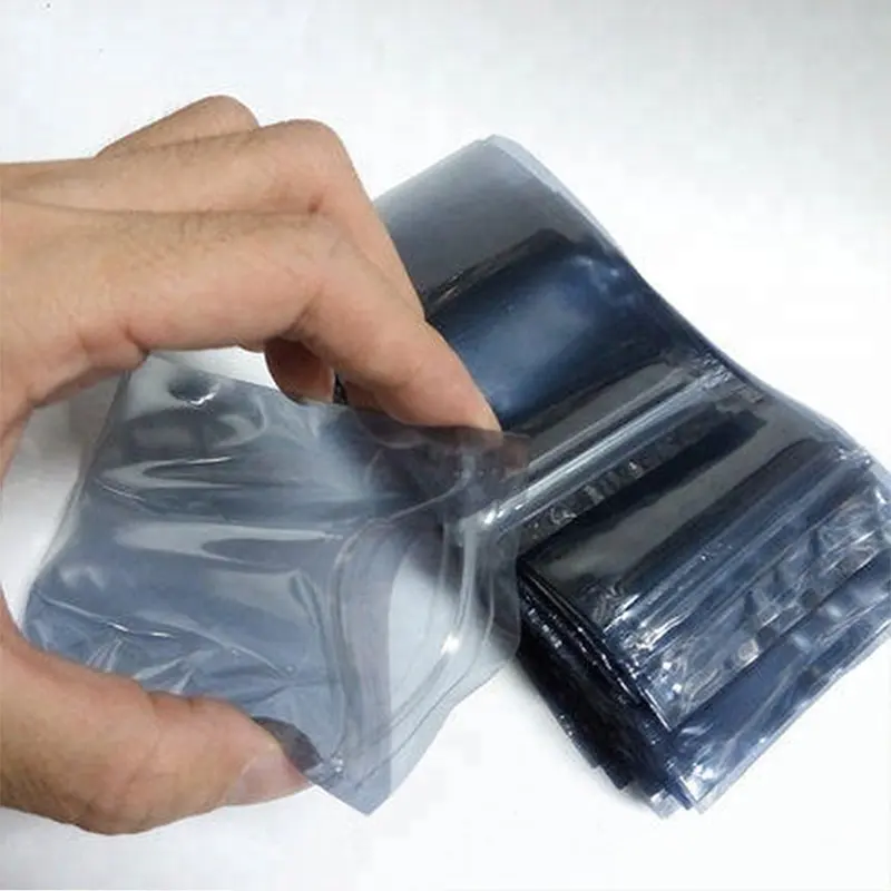 שקיות מיגון ESD מותאמות אישית בגודל 8x12 ס""מ תיק אריזת כונן דיסק קשיח תיק מנעול רוכסן מגן ESD אנטי סטטי