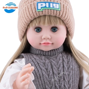 Vente chaude 55Cm Full Body Vinyl Nouveau-né Bébé Poupées Reborn, Soft Safty Material Talking Simulation Réaliste Bébé Poupée - Product Image 4