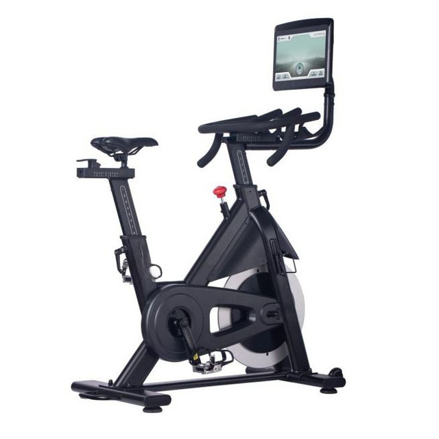 TOPTONS High Quality Commercial Grade Dynamic Spin Bike with Large Display for Entertainment and Fitness