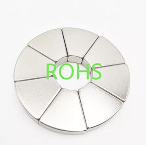 Hàn Công Nghiệp Phân Khúc Vĩnh Viễn Nam Châm Mạnh Mẽ Động Cơ Arc Nam Châm Đất Hiếm N52 Nêm Tam Giác Vòng Mảng Nam Châm Neodymium - Product Image 2