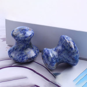 Nuevas herramientas de masaje Cabeza de hongo Piedra de masaje Seta de Aventurina verde Gua Sha para masajeador facial - Product Image 4