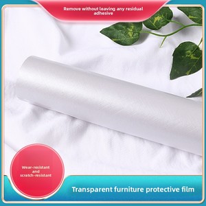 Pellicola Protettiva Autoadesiva Ecologica Xuanmei per Mobili, Adesivo Trasparente Ignifugo per Decorazione <span class=keywords><strong>Porte</strong></span> e Armadi - Product Image 2