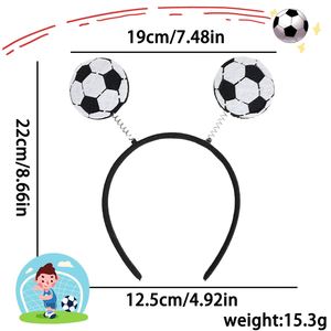 Diadema Decorativa con Gafas de Fútbol para Fanáticos de la Copa Mundial de Fútbol 2026, Accesorio para Fiestas Temáticas de Carnaval, Artículos para Animar en Ligas de Fútbol, Semi-manual - Product Image 3