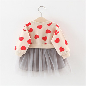 Vêtements pour bébés Thaïlande : Robes longues de princesse à motifs simples pour le bal d'automne, motifs illustrés gratuits - Product Image 2