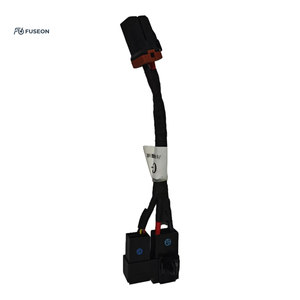 Faisceau de câblage de commande de châssis automobile multi-connecteurs marron noir rose, faisceau de câblage personnalisé OEM 12V 24V - Product Image 1